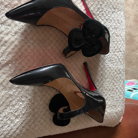 Christian Louboutin Black Patent Leather Pensee 20th Anniversary preloved shoes. - Picture 6 of 8